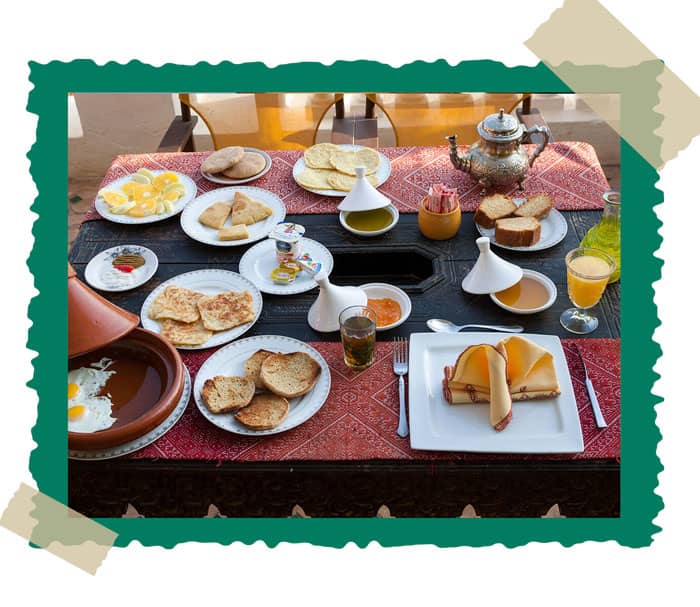 Moroccan breakfasts